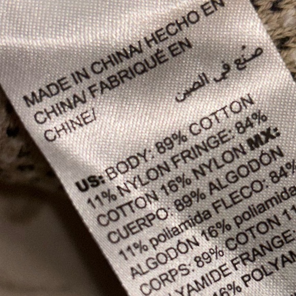 Chico’s Cotton Blend Tweed Fringe Blazer Size Medium. #47 - Picture 13 of 13